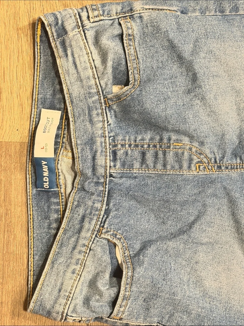 Girls size 10-12 Light Blue Bootcut Jeans